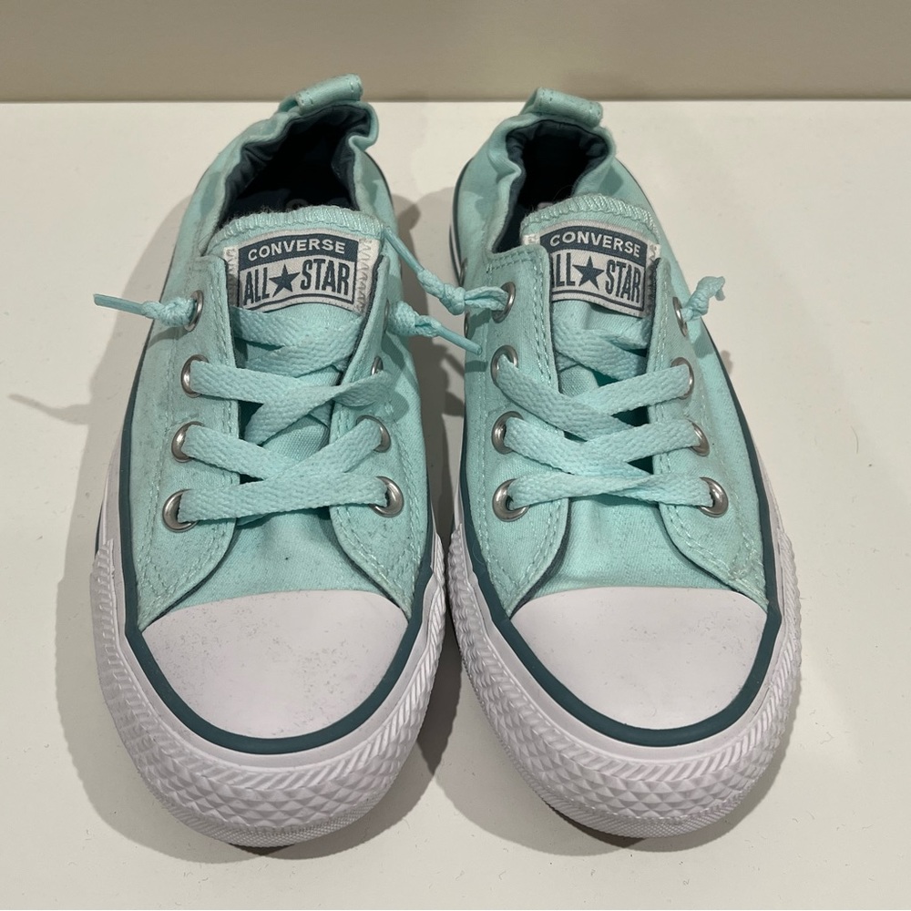 CONVERSE CHUCK TAYLOR ALL STAR SHORELINE
SLIP-ON in Light Blue/Teal Size 7